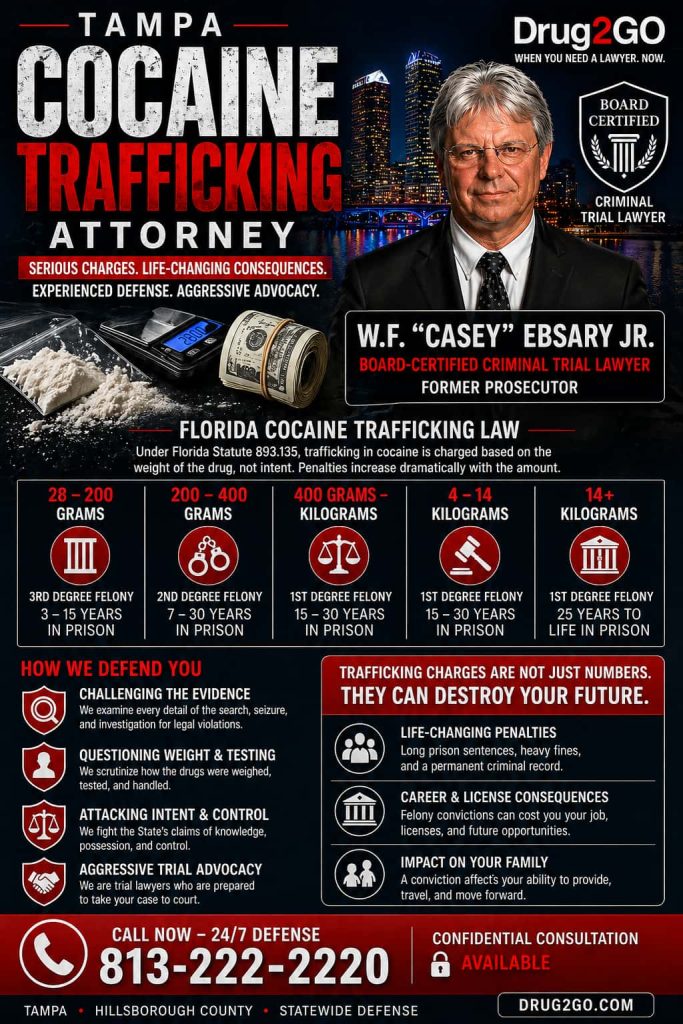Tampa Cocaine Trafficking Attorney