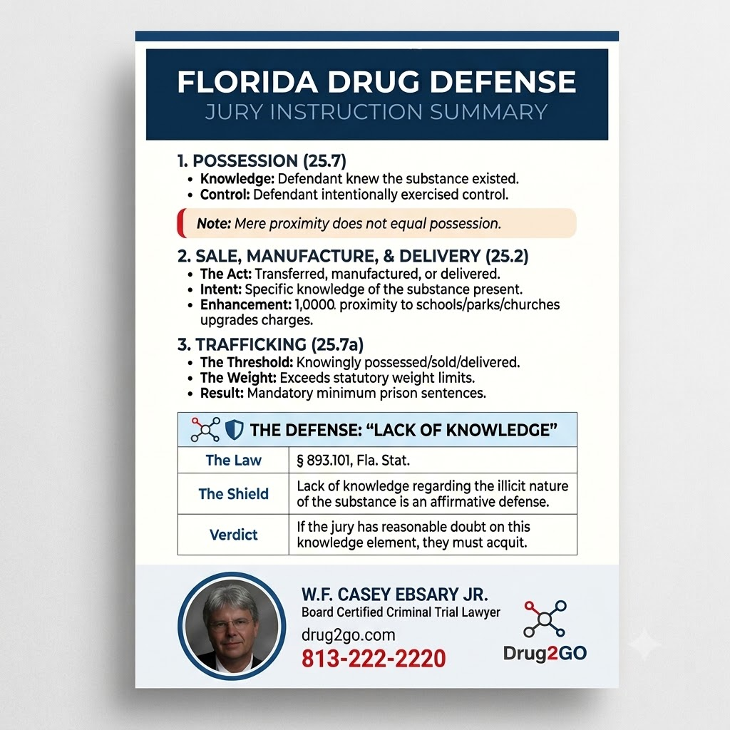 Florida Drug Crimes Jury Instructions