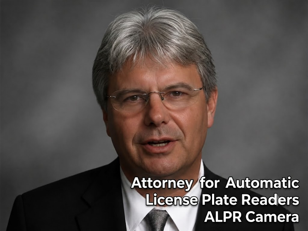 Attorney for Automatic License Plate Readers - ALPR Camera